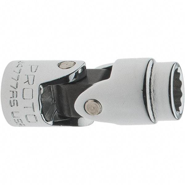 Proto - 9/32", 1/4" Drive, Standard Hand Socket - 12 Points, 1-23/64" OAL, Steel, Chrome Finish - Apex Tool & Supply
