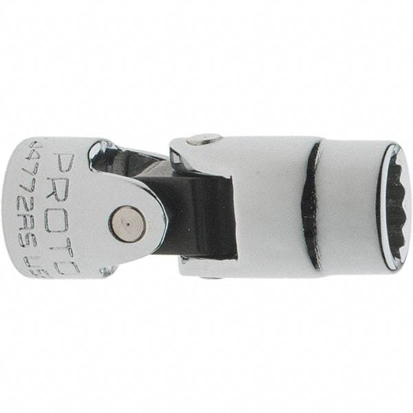 Proto - 5/16", 1/4" Drive, Standard Hand Socket - 12 Points, 1-7/16" OAL, Steel, Chrome Finish - Apex Tool & Supply