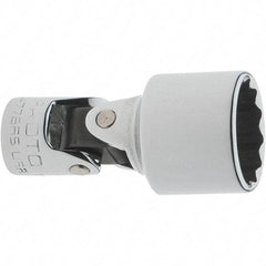 Proto - 9/16", 1/4" Drive, Standard Hand Socket - 12 Points, 1-3/4" OAL, Steel, Chrome Finish - Apex Tool & Supply