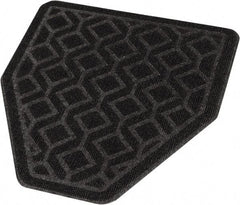PRO-SOURCE - Olefin & Latex Disposable Urinal Mat - Black, Unscented Scented - Apex Tool & Supply