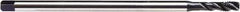 Emuge - #8-36 UNF, 3 Flute, NE2 Finish Cobalt, Spiral Flute, Extension Pulley Tap - Semi-Bottoming Chamfer, 4.9" OAL, 1/2" Thread Length, 2B/3B Class of Fit - Apex Tool & Supply