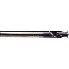 Emuge - 3/8" Body Diam, 142°, 3" OAL, Solid Carbide Spotting Drill - Apex Tool & Supply