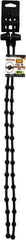 Erickson Manufacturing - 24" Long Black Rubber Reusable Cable Tie - 10 Lb Tensile Strength, 3mm Thick, 8" Max Bundle Diam - Apex Tool & Supply