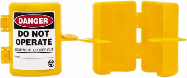 NMC - 2-1/2" Handle, Polypropylene Gas Cylinder Valve Lockout - Apex Tool & Supply