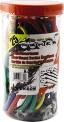 Erickson Manufacturing - Bungee Cord with S Hook - 10, 13, 18, 24, 30, 36" OAL, Red/Blue/Green/Yellow - Apex Tool & Supply
