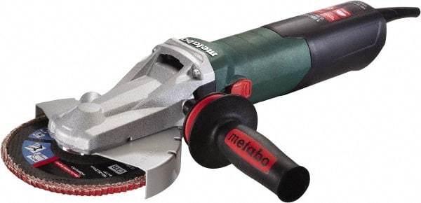 Metabo - 6" Wheel Diam, 9,600 RPM, Corded Angle & Disc Grinder - 5/8-11 Spindle, 13.5 Amps - Apex Tool & Supply