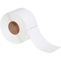 Value Collection - Pack of 4 Rolls, 800 Labels per Roll, 4" x 8" White Matte Coated Facestock Thermal Labels - Apex Tool & Supply