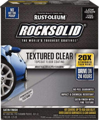 Rust-Oleum - 120 oz Satin Textured Topcoat - Low Odor & Chemical Resistant - Apex Tool & Supply