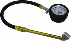 Milton - 0 to 160 psi Dial Dual Head Tire Pressure Gauge - 12' Hose Length, 5 psi Resolution - Apex Tool & Supply