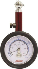 Milton - 0 to 60 psi Dial Ball Tire Pressure Gauge - 2 psi Resolution - Apex Tool & Supply