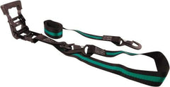 Erickson Manufacturing - 8' Long x 1-1/2" Wide, 3,000 Lb Basket Capacity, Polyester & Steel Web Sling - Apex Tool & Supply