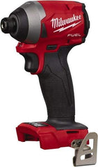 Milwaukee Tool - 18 Volt, 1/4" Drive, 167 Ft/Lb Torque, Cordless Impact Driver - 3600 RPM, Lithium-Ion, Bare Tool - Apex Tool & Supply