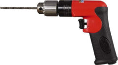 Sioux Tools - 1/4" Keyed Chuck - Pistol Grip Handle, 3,000 RPM, 12 LPS, 0.5 hp, 90 psi - Apex Tool & Supply