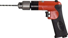 Sioux Tools - 1/4" Reversible Keyed Chuck - Pistol Grip Handle, 2,000 RPM, 12 LPS, 0.5 hp, 90 psi - Apex Tool & Supply