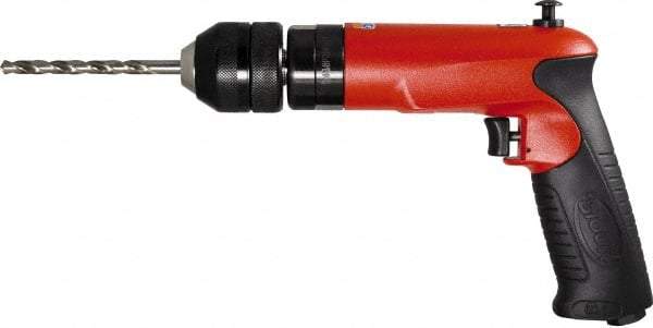 Sioux Tools - 1/2" Reversible Keyless Chuck - Pistol Grip Handle, 700 RPM, 14 LPS, 1 hp, 90 psi - Apex Tool & Supply