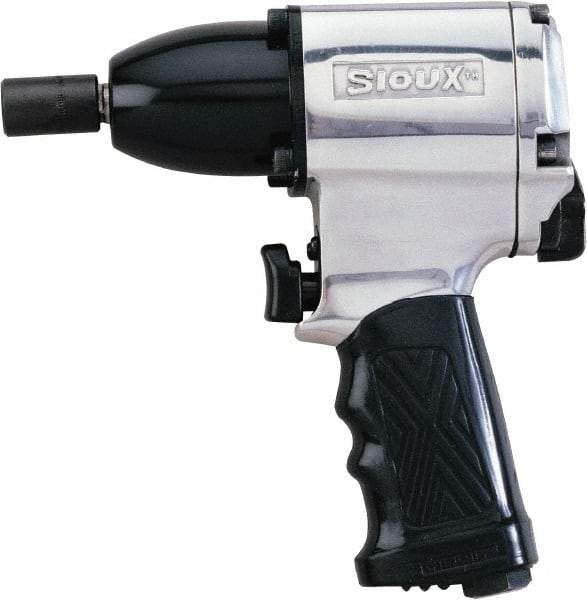 Sioux Tools - 3/8" Drive, 10,000 RPM, 310 Ft/Lb Torque Impact Wrench - Pistol Grip Handle, 1,300 IPM, 2.5 CFM, 90 psi, 1/4" Inlet - Apex Tool & Supply