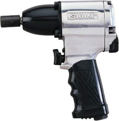Sioux Tools - 3/8" Drive, 10,000 RPM, 310 Ft/Lb Torque Impact Wrench - Pistol Grip Handle, 1,300 IPM, 2.5 CFM, 90 psi, 1/4" Inlet - Apex Tool & Supply