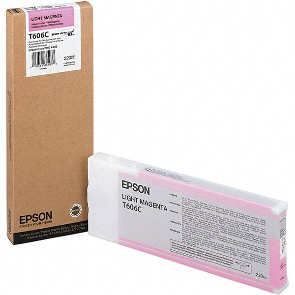 Epson - Light Magenta Ink Cartridge - Use with Epson Stylus Pro 4800, 4880 - Apex Tool & Supply