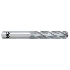 8mm Dia. - 76mm OAL - Bright CBD - Ball End SE EM - 4 FL - Apex Tool & Supply