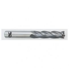 1/4 Dia. x 3 Overall Length 4-Flute Square End Solid Carbide SE End Mill-Round Shank-Center Cutting-Uncoated - Apex Tool & Supply