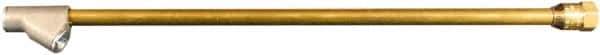 Milton - 150 Max psi Closed Check Brass Air Chuck - Straight Chuck, 1/4 FNPT - Apex Tool & Supply