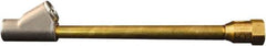 Milton - 150 Max psi Closed Check Brass Air Chuck - Straight Dual Foot Chuck, 1/4 FNPT - Apex Tool & Supply