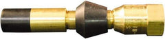 Milton - 150 Max psi Closed Check Brass Air Chuck - Straight Push On Chuck, 1/4 FNPT - Apex Tool & Supply