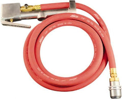 Milton - 160 Max psi Closed Check Aluminum/EPDM Inflator Gauge - Large Bore Chuck, 1/4 FNPT, 10 to 160 psi Pressure Range - Apex Tool & Supply