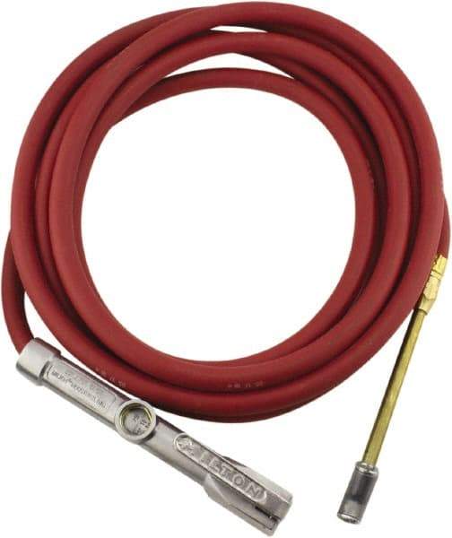 Milton - 160 Max psi Closed Check Aluminum/EPDM Inflator Gauge - Dual Foot Chuck, 1/4 FNPT, 10 to 160 psi Pressure Range - Apex Tool & Supply