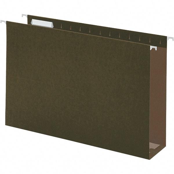 UNIVERSAL - 9-5/8 x 14-3/4", Legal, Standard Green, Hanging File Folder - 11 Point Stock, 1/3 Tab Cut Location - Apex Tool & Supply