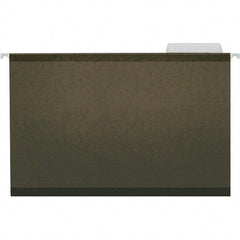 Universal One - 9-5/8 x 14-3/4", Legal, Standard Green, Hanging File Folder - 11 Point Stock, 1/3 Tab Cut Location - Apex Tool & Supply