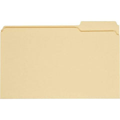 UNIVERSAL - 9-5/8 x 14-3/4", Legal, Manila, File Folders with Top Tab - 11 Point Stock, 1/3 Tab Cut Location - Apex Tool & Supply