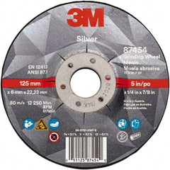 3M - Depressed-Center Wheels Wheel Diameter (Inch): 5 Wheel Thickness (Decimal Inch): 0.2500 - Apex Tool & Supply