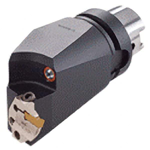 Iscar - 130mm Head Length, Modular Grooving Blade Holder Head - Left Hand Cut, System Size HSK A63WH, Through Coolant - Apex Tool & Supply