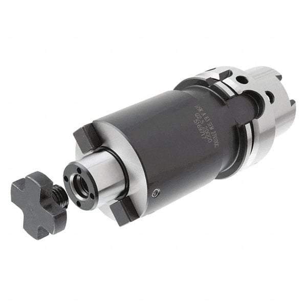 Iscar - HSK63A Straight Shank 1" Pilot Diam Shell Mill Holder - Straight Shank - Exact Industrial Supply