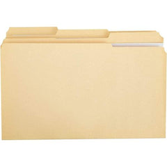 UNIVERSAL - 9-5/8 x 14-3/4", Legal, Manila, File Folders with Top Tab - 11 Point Stock, 1/3 Tab Cut Location - Apex Tool & Supply