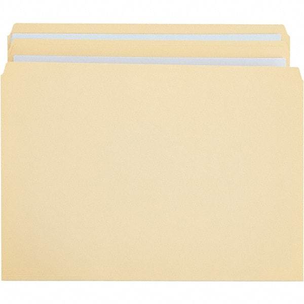 UNIVERSAL - 9-5/8 x 14-3/4", Legal, Manila, File Folders with Top Tab - 11 Point Stock, Straight Tab Cut Location - Apex Tool & Supply