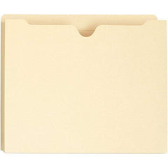 Universal One - 8-1/2 x 11", Letter Size, Manila, File Jacket - 11 Point Stock - Apex Tool & Supply