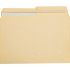 UNIVERSAL - 9-5/8 x 11-3/4", Letter Size, Manila, File Folders with Top Tab - 11 Point Stock, 1/2 Tab Cut Location - Apex Tool & Supply