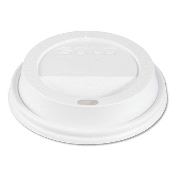 DART - Traveler Cappuccino Style Dome Lid, Fits 10 oz Cups, White, 100/Pack, 10 Packs/Carton - Apex Tool & Supply