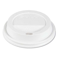 DART - Traveler Cappuccino Style Dome Lid, Fits 10 oz Cups, White, 100/Pack, 10 Packs/Carton - Apex Tool & Supply