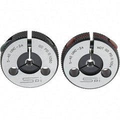 SPI - Ring Thread Go/No Gages Go/No Go: Go; No Go Thread Size: #5-40 - Apex Tool & Supply