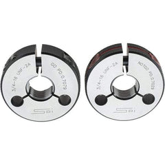 SPI - Ring Thread Go/No Gages Go/No Go: Go; No Go Thread Size: 3/4-16 - Apex Tool & Supply
