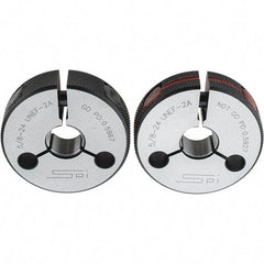 SPI - Ring Thread Go/No Gages Go/No Go: Go; No Go Thread Size: 5/8-24 - Apex Tool & Supply