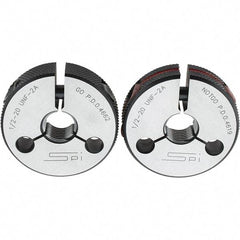 SPI - Ring Thread Go/No Gages Go/No Go: Go; No Go Thread Size: 1/2-20 - Apex Tool & Supply