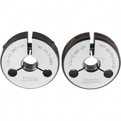 SPI - Ring Thread Go/No Gages Go/No Go: Go; No Go Thread Size: 1/2-13 - Apex Tool & Supply