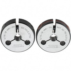 SPI - Ring Thread Go/No Gages Go/No Go: Go; No Go Thread Size: 5/16-18 - Apex Tool & Supply