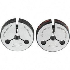 SPI - Ring Thread Go/No Gages Go/No Go: Go; No Go Thread Size: 1/4-32 - Apex Tool & Supply
