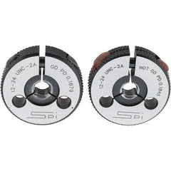 SPI - Ring Thread Go/No Gages Go/No Go: Go; No Go Thread Size: #12-24 - Apex Tool & Supply