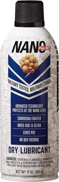 Nano Pro MT - 11 oz Aerosol Can Automotive Multi-Use Dry Lubricant - Isopropyl Alcohol - Apex Tool & Supply